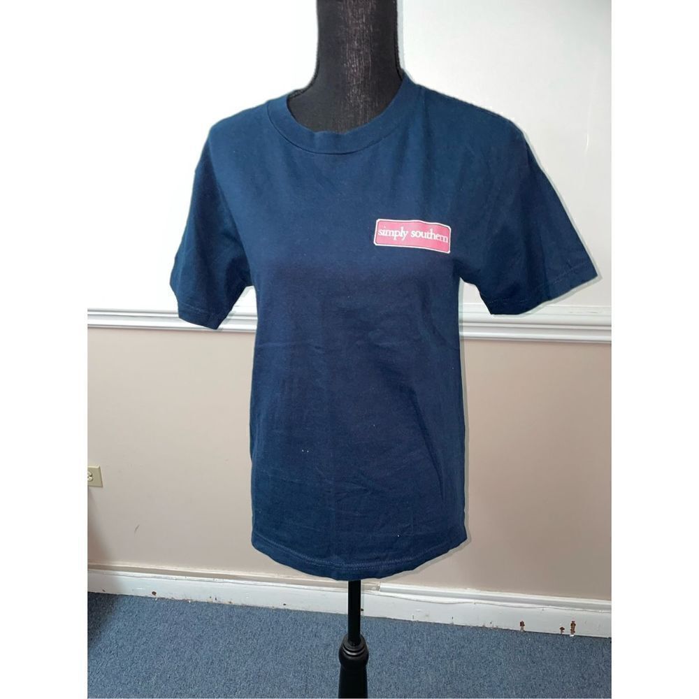 Simply Southern Navy ‘God is my Arrow’ Short Sleeve Tee